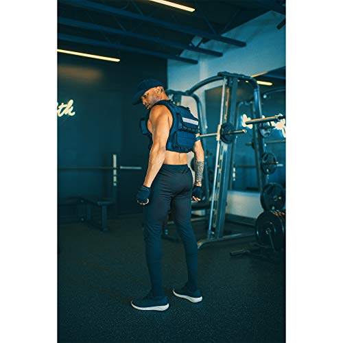 Weighted Vest with Zipper Option 20lbs - 60lbs Solid Iron Weights B167