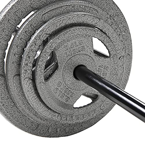 Standard Weightlifting Barbell, 300-Pound Capacity P11955