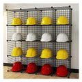 Hat Hanger Shelves - 2/3/4/5 Tier Metal Organizer for Baseball Hats, Helmets & Shoes - Perfect Retail Display Stand for Cowboy Hat, Hard Hat, Bag, and Cap - Commercial Shelves with Smart Design!
