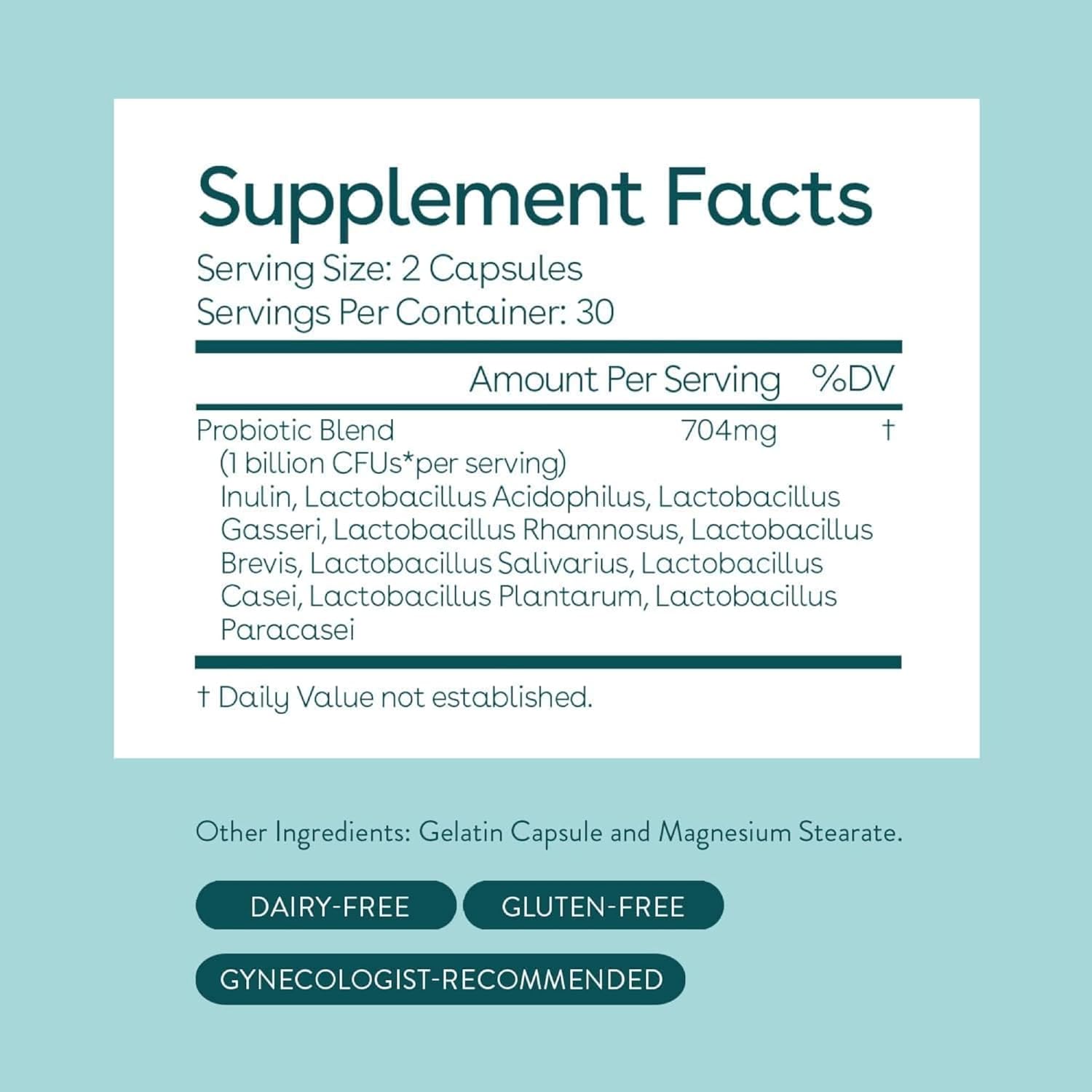 Vaginal Probiotic Suppositories for Women pH Balance Support I338575