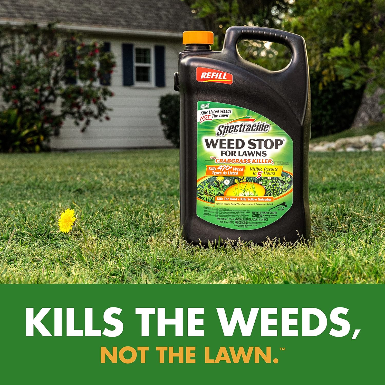 Weed Killer for Lawns Plus Crabgrass Killer Refill H97952