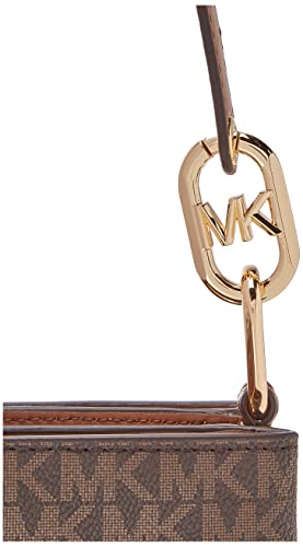 Leather Triple Compartment Crossbody Bag B858