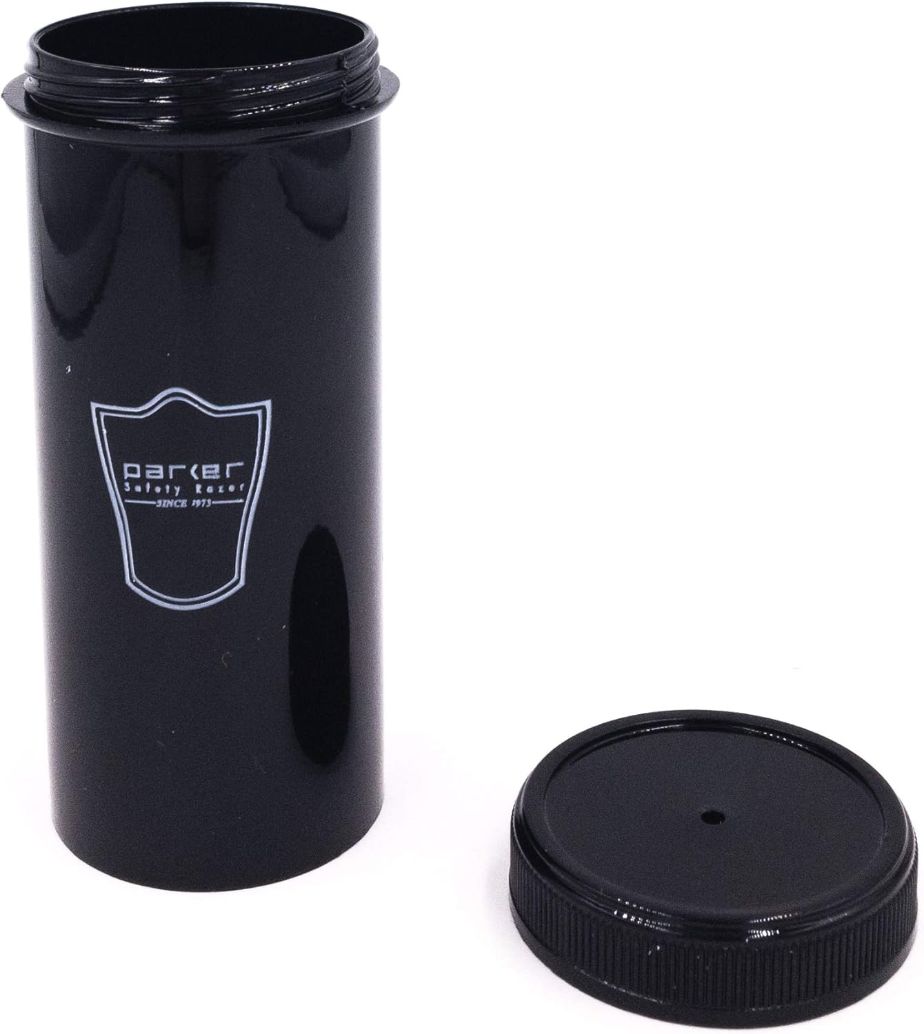 Travel Shave Brush with Case, Black D152737
