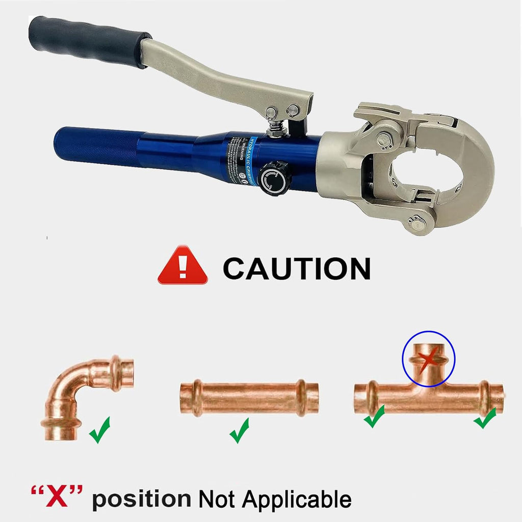 Copper Press Tool Pipe Crimping Tool for ProPress Fittings and PEX Pipe G1936