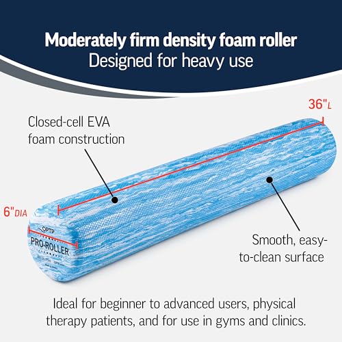 Foam Roller for Back Massage and Deep Tissue Exercises, 36 Inches L1583