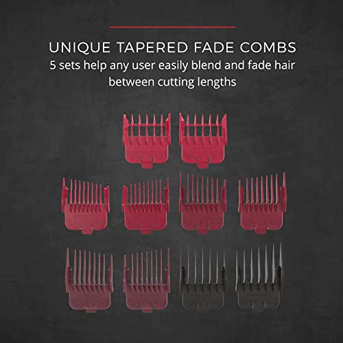 Haircut Kit for Men with Fixed Combs and Travel Case L1919
