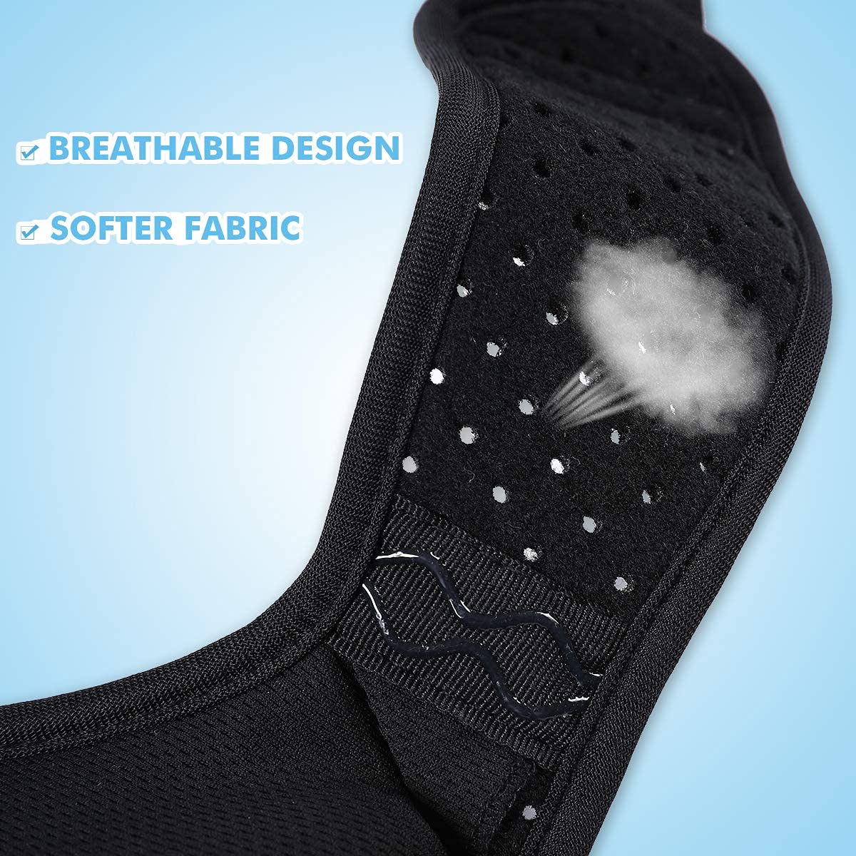 Hernia Support Belt with Removable Compression Pads I4911
