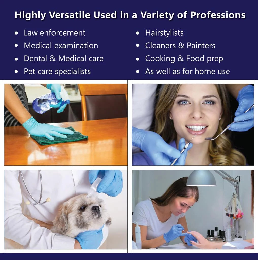Disposable Nitrile-Vinyl Exam Gloves, Latex Free, Small, 1000/Case S951688