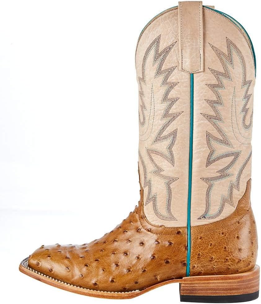 Women's Antique Saddle Full Quill Ostrich Cowgirl Boot M504