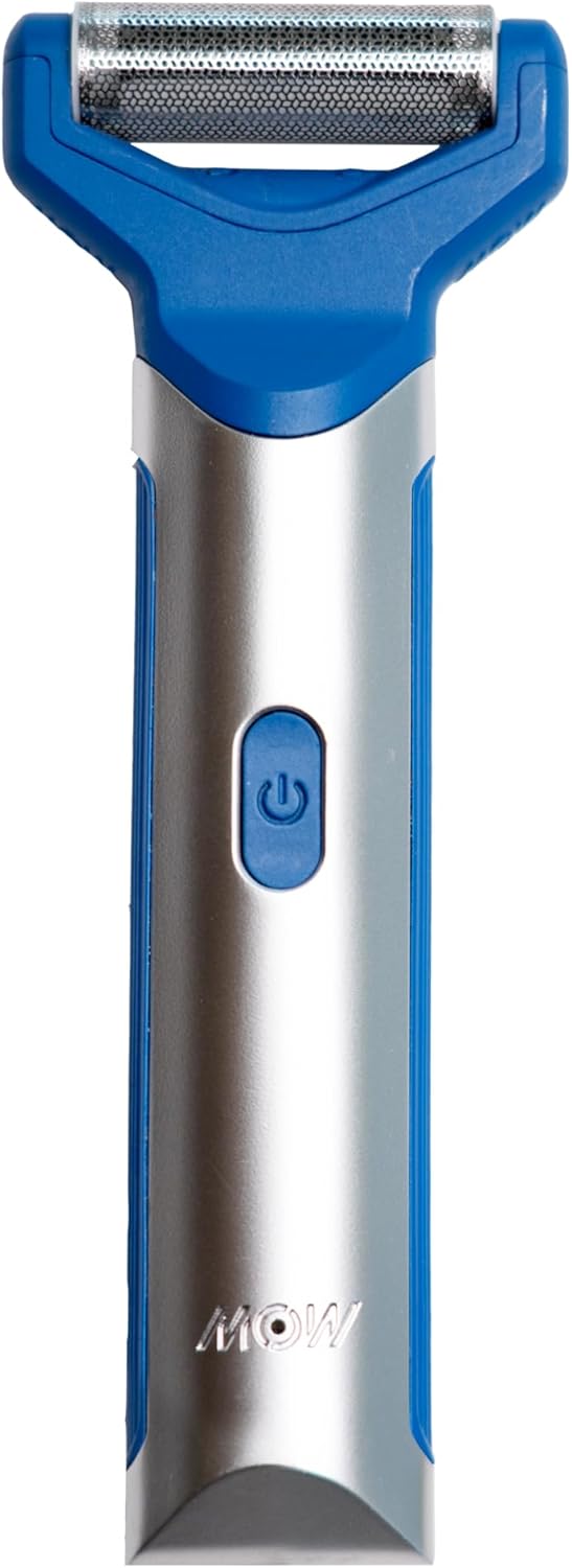 MOW Razor Rechargeable Micro-Shaver Electric Razor with Rolling Head, Replaceable Head for Everyday Shaving of Soft Facial Hair