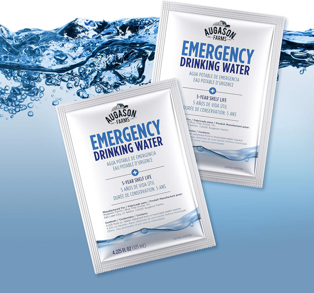 Emergency Drinking Water 4.22 oz (Pack of 100) O155