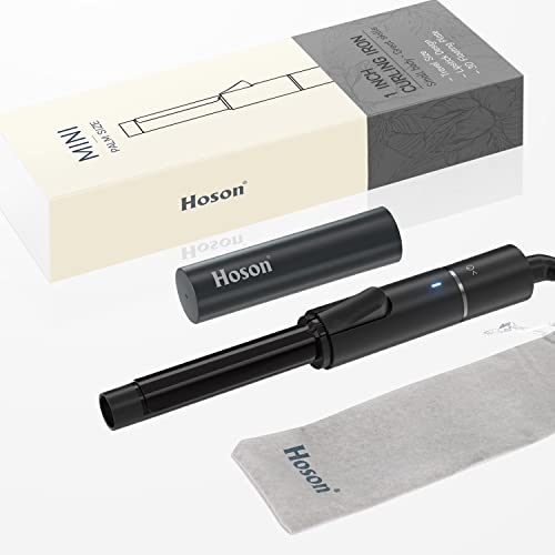 Mini 1 Inch Curling Iron for Short Hair, Travel Dual Voltage H871611