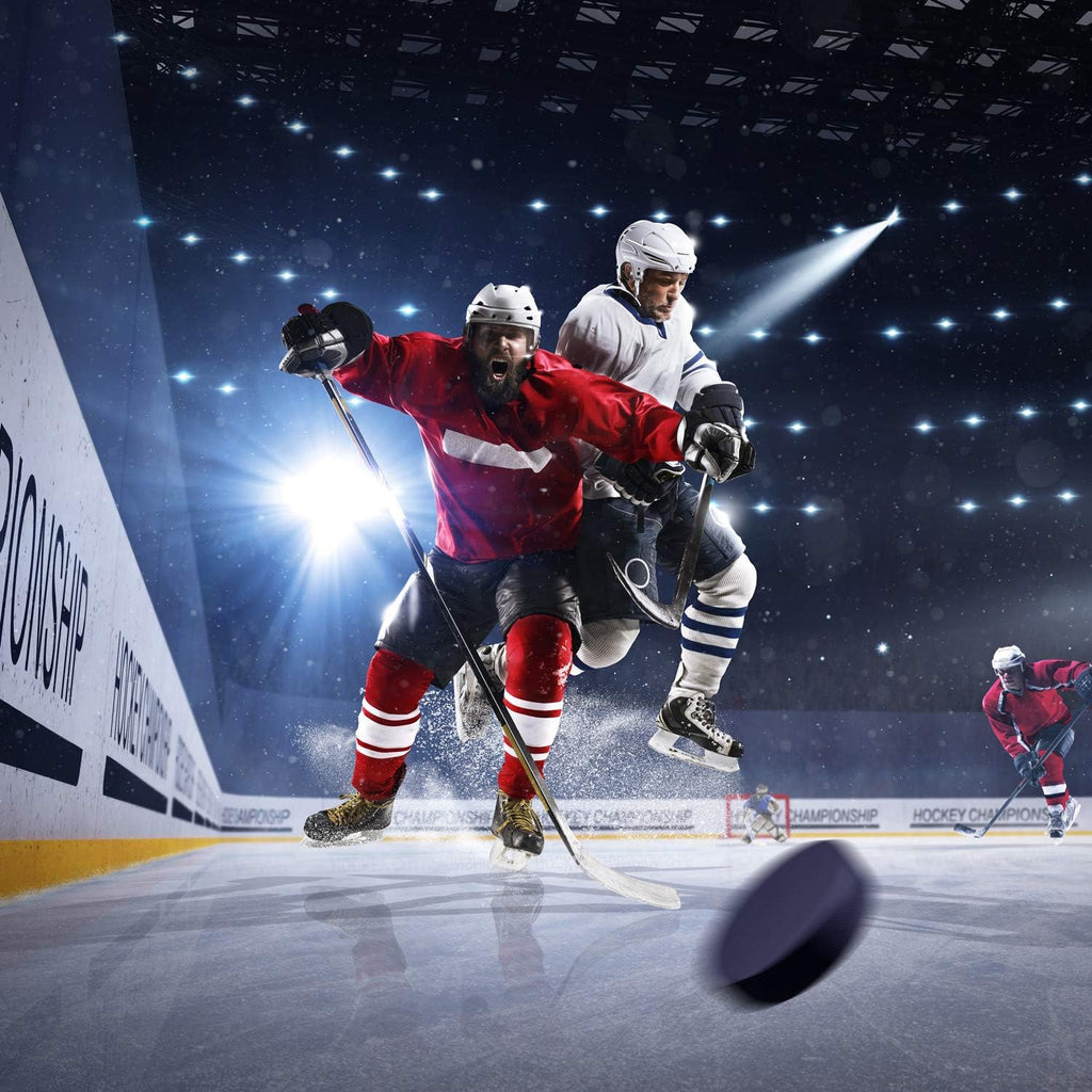 Ice Hockey Pucks, 100 Pack, Regulation Size, Black J1014