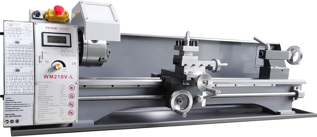 Metal Lathe Machine, 8.3" x 29.5", 0-2500 RPM, 750W Brushless Motor A222470