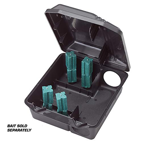 Rodent Station with 4 Bait Securing Rods and Security Key W35654