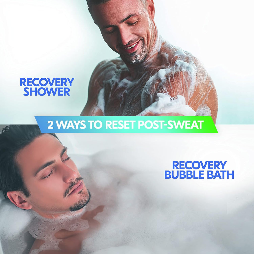 Men's Post-Workout Body Wash and Soak with Epsom Salt and Electrolytes D400