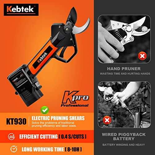 Cordless Electric Pruning Shear, 30mm Cutting Diameter, Brushless Motor F9221