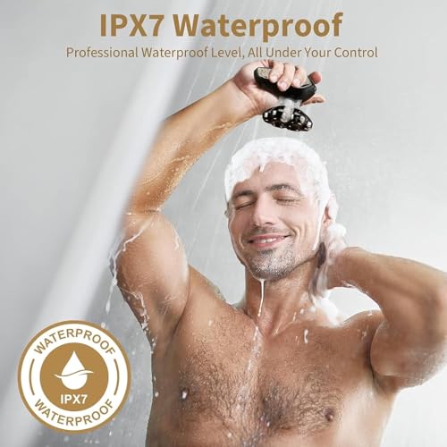 Detachable Head Electric Razor for Bald Men, IPX7 Waterproof, Rechargeable E522910