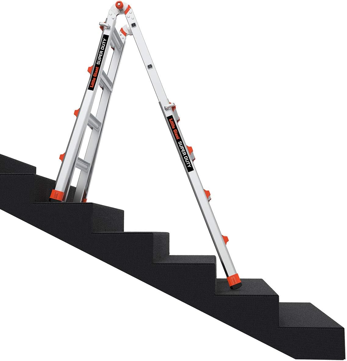 17 ft Multi-Position Aluminum Ladder, Type 1AA, 375 lbs J676316