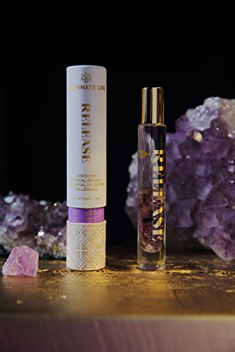 Aromatherapy Roll-On Oil, Sleep Blend with Rose, Lavender, Vanilla D7608