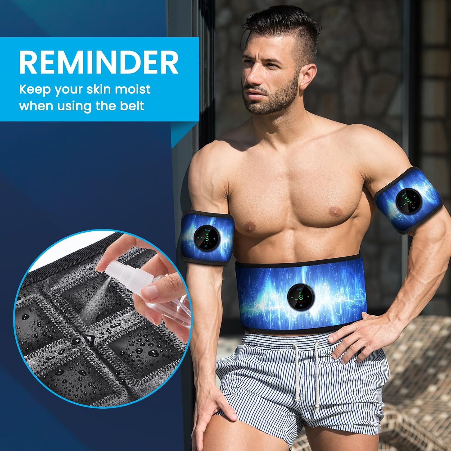 Ab Muscle Stimulator for Home Workout A4975