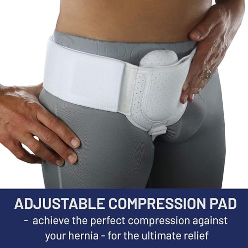 Adjustable Inguinal Hernia Support Belt for Men and Women, Post Surgery Truss X526382