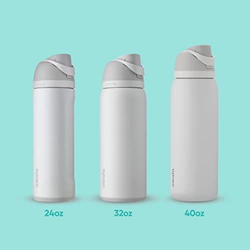 Insulated Stainless Steel Water Bottle with Straw, 32 oz I968