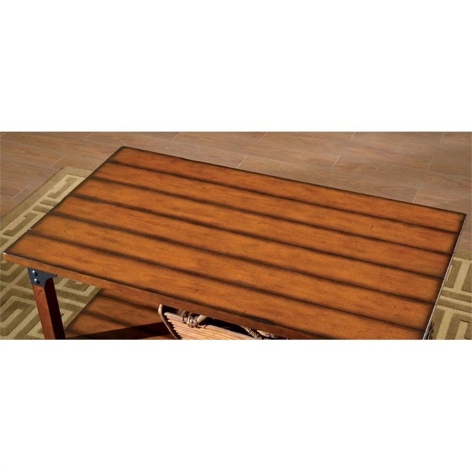 3 Piece Coffee Table Set in Antique Oak L246919