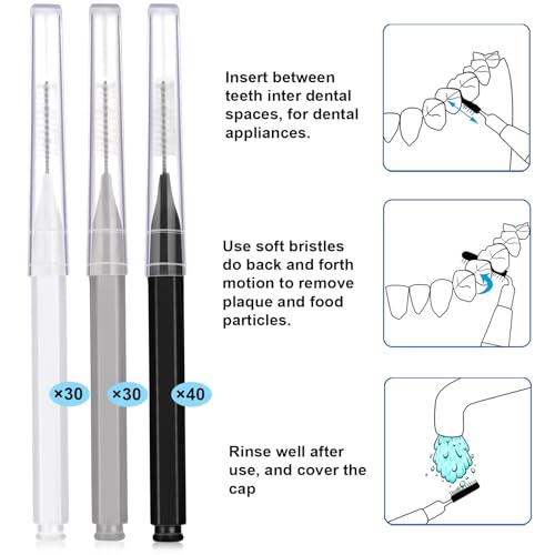 50 Piece Interdental Brush Toothpick Dental Flossing Tool V60017