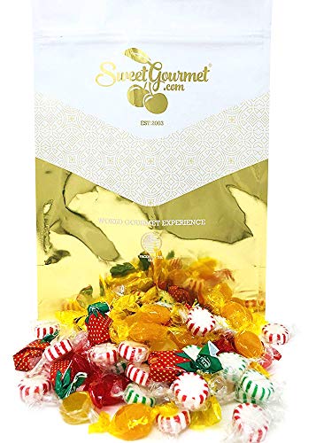 Sour Fruit Balls Hard Candy, 1 Pound E8416