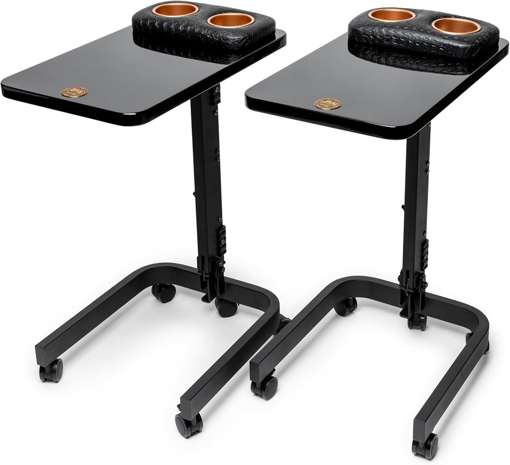 Triton Poker Side Tables - Foldable Poker Side Table with Luxurious Vegas Style - Perfect for Poker Nights