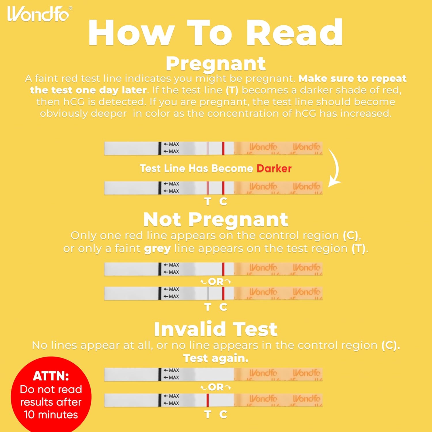 Early Result Pregnancy Test Strips, 25 Pack N28484