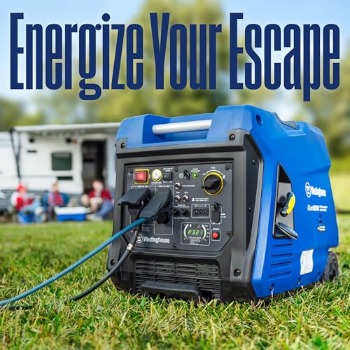 5000 Peak Watt Portable Inverter Generator, Remote Electric Start, RV Ready A28837
