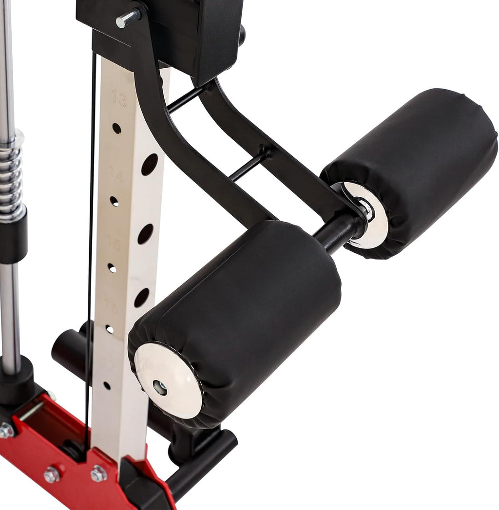 Home Gym Smith Machine with Pulley System Squat Rack Pull Up Bar F8529