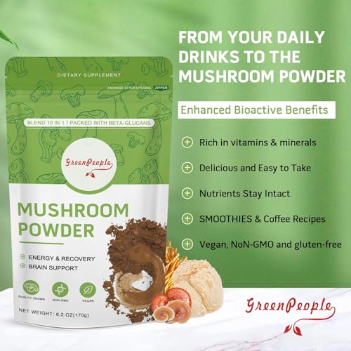 Mushroom Supplement Blend for Coffee and Smoothies R671065