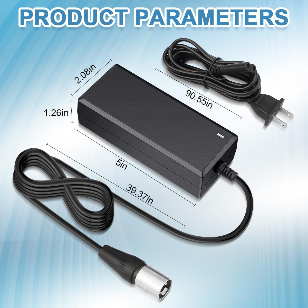 XLR Electric Scooter Battery Charger 24V 2A C8845