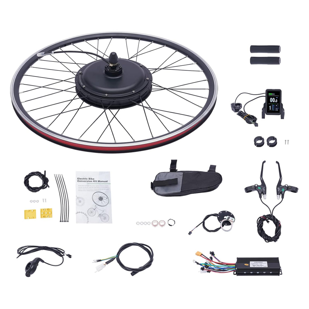 48V 1000W Electric Bicycle Front Hub Motor Conversion Kit F4139