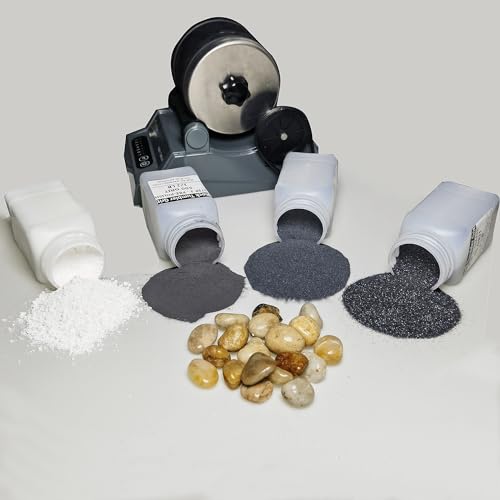 Rock Tumbler Grit Set, 4 Step Polish Refill Q210667