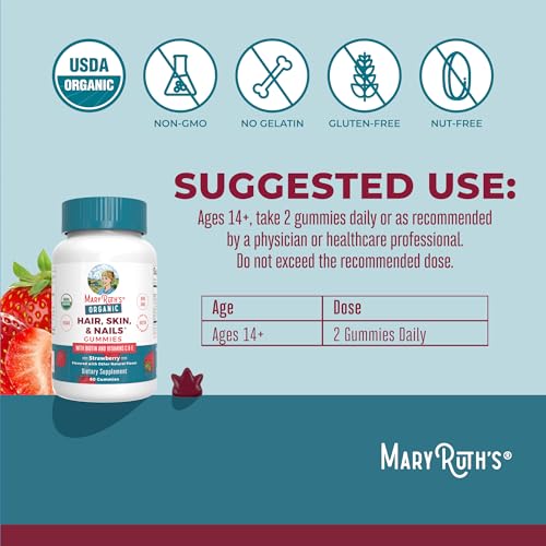Hair Skin and Nails Biotin Gummies with Vitamins C and E B80255