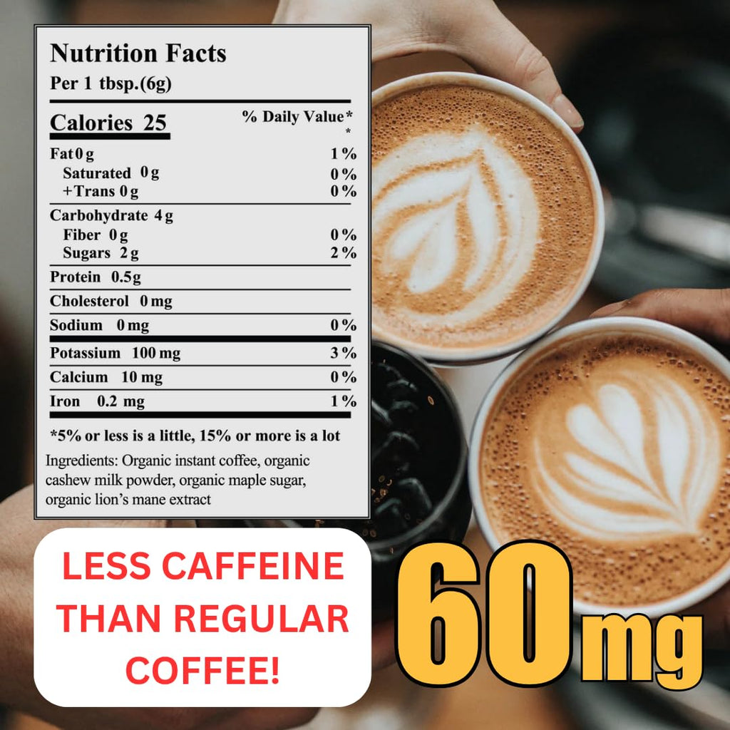 Organic Lion's Mane Instant Coffee with Mushroom Extract L64862