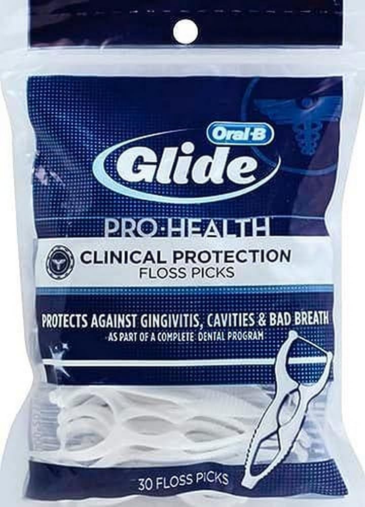 Oral-B Glide Gum Care Floss Picks, 30 Count (Pack of 1)