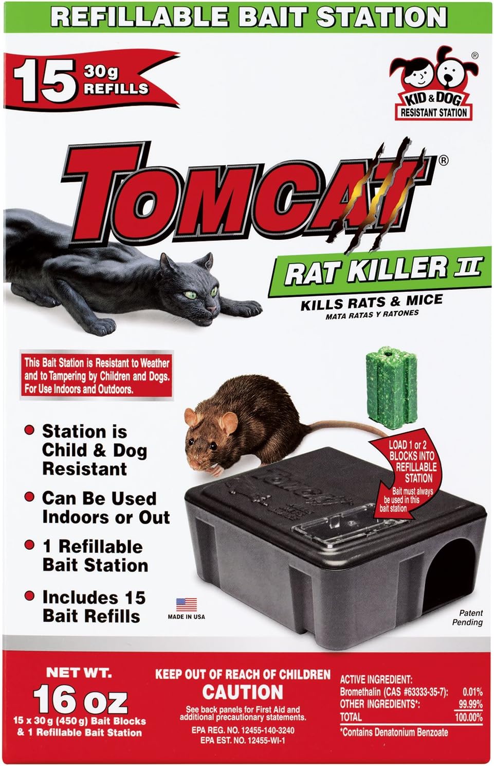 Refillable Rat Bait Station E36042
