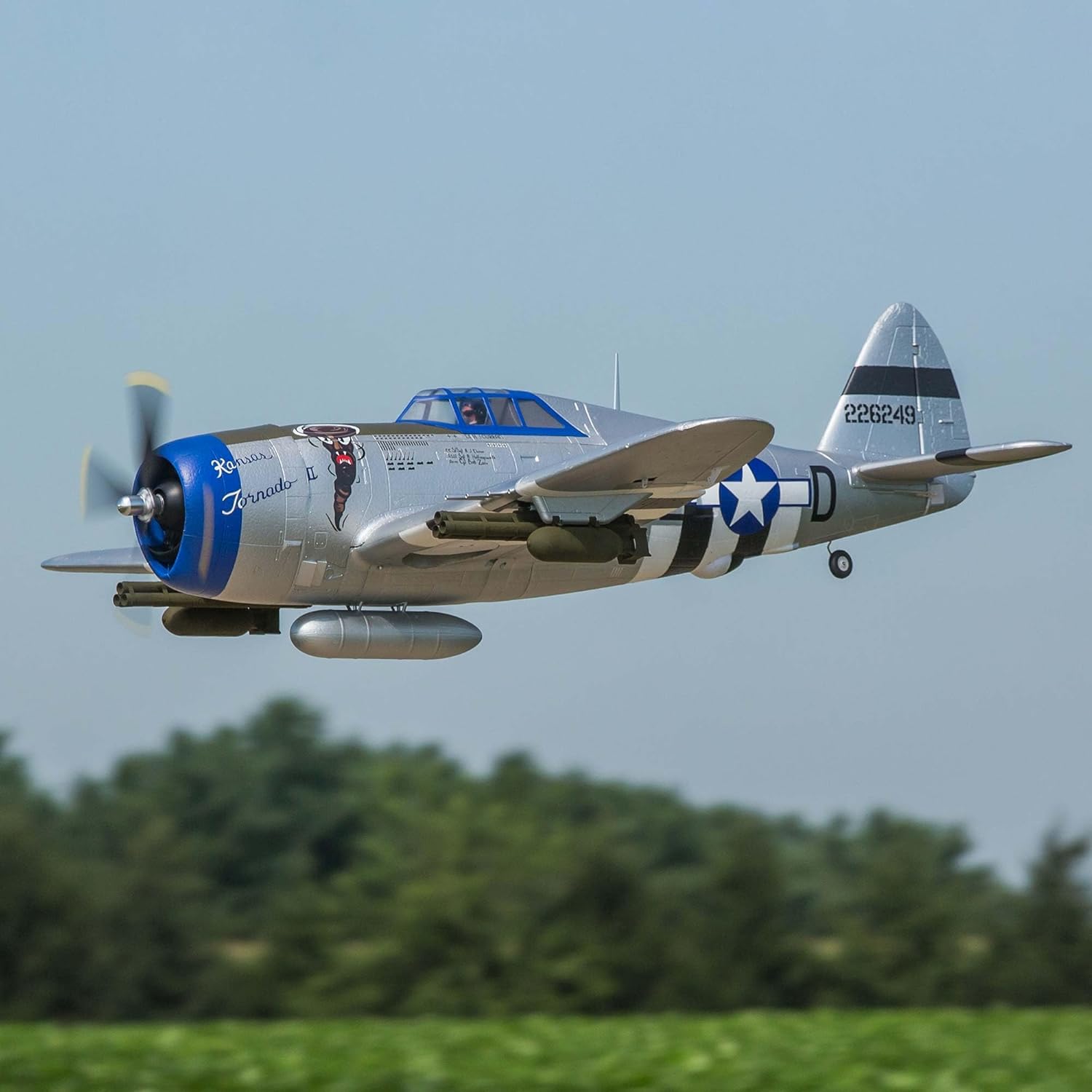 RC Airplane P-47 Razorback 1.2m BNF Basic C51836