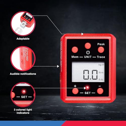 3/4-Inch Digital Torque Adapter, 150-750 ft-lb G4468