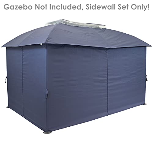 4-Piece Gazebo Sidewall Set - Tan M2023