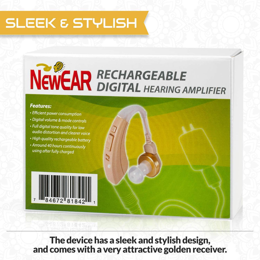 Rechargeable Behind the Ear Sound Amplifier for Hard of Hearing Z115