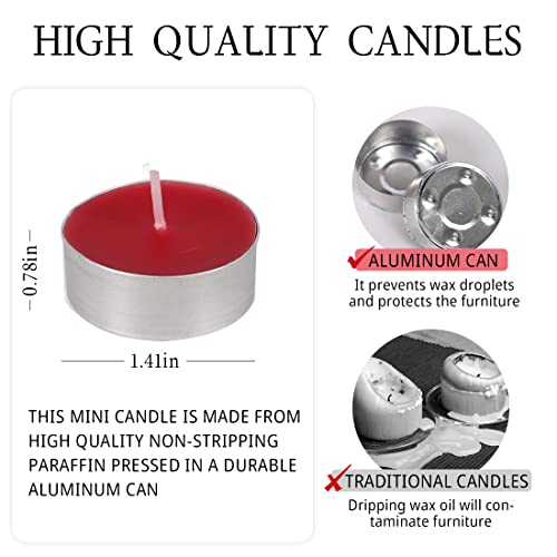 Brown Tealights Candles, Cinnamon Scented, 12 Pack J113969