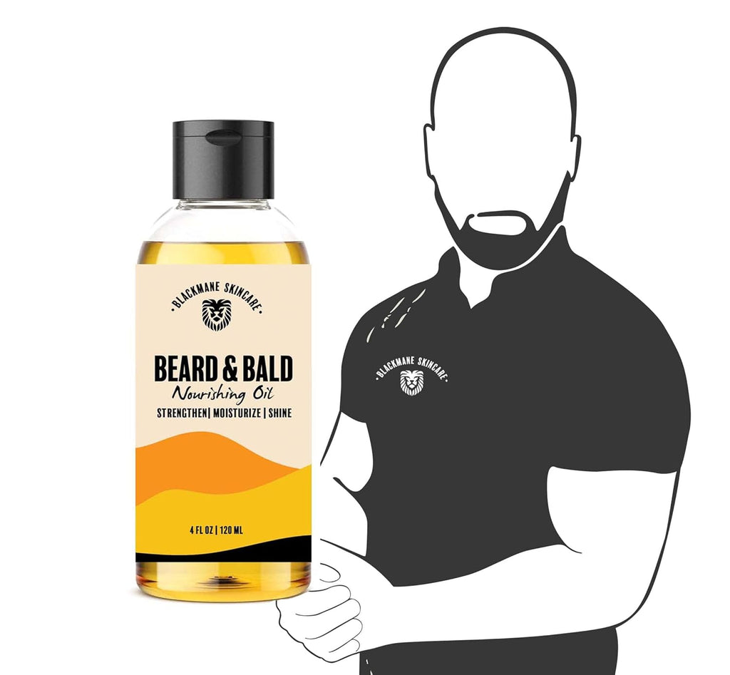 Bald Head Moisturizer for Men with Beard Oil K376