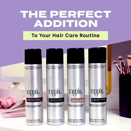 Colored Hair Thickener Spray for Root Touchup, 5.1 oz B258791