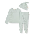 Burt's Bees Baby Unisex-Baby Unisex Baby Take Me Home Set, 3-piece Top, Pant, and Hat Bundle